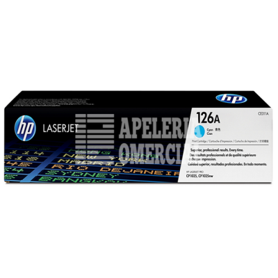 HP-CE311A TONER P/IMPRESORA LASER JET HP 126A CYAN